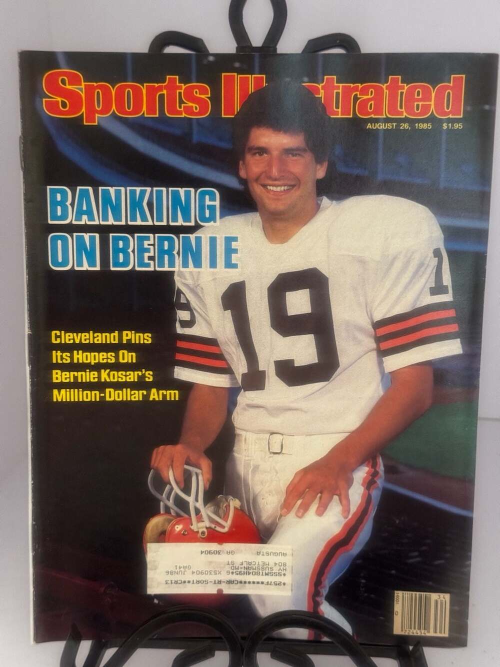 Sports Illustrated Magazine August 26, 1985 Bernie Kosar Cleveland Browns Cover